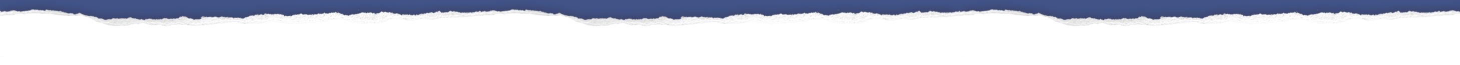 Strip of torn paper acting as the footer