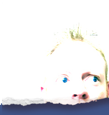 a partial photo of the site's author cut off from the mouth down
