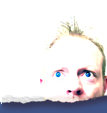 a partial photo of the site's author cut off from the mouth down