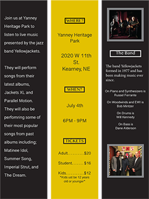 Jazz Brochure Graphic: image 2 0f 5 thumb